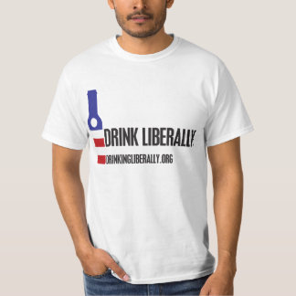 Drink Liberaal Mannen T-shirt
