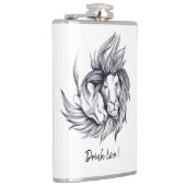 Drink liefde Kolf Heupfles (Rechts)