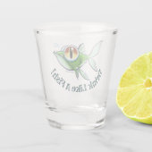 DRINK LIKE A FISH door Jeff Willis Art Shot Glas (Achterkant)