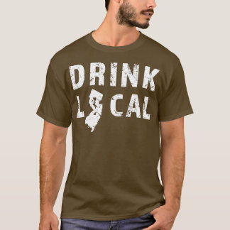 Drink Local New Jersey Craft Beer NJ Brewers T-shirt