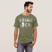 Drink Lokale Indiana Craft Beer IN Brouwerijen Gif T-shirt (Voorkant volledig)