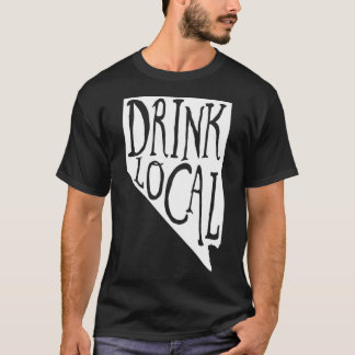 Drink lokale neviada - staatsketting van schip T T-shirt