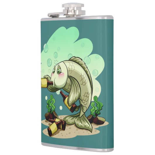 Drink maatkolf voor vis heupfles (Links)