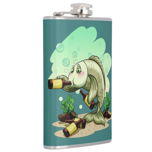 Drink maatkolf voor vis heupfles (Rechts)