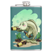 Drink maatkolf voor vis heupfles (Voorkant)