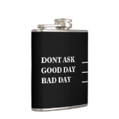 Drink maatregelen voor zwart-wit heupfles (Rechts)