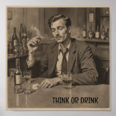  drink man poster (Voorkant)