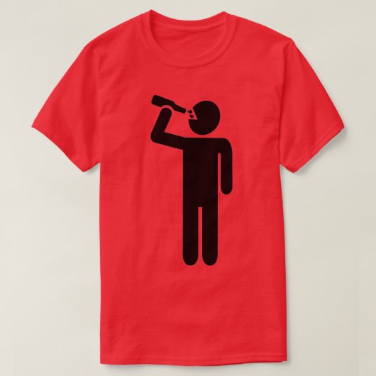 Drink man t-shirt (Design voorkant)