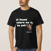 Drink Mannen T-shirt (Voorkant)