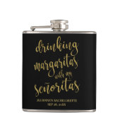 Drink Margaritas Mexico Bachelorette Heupfles (Voorkant)