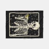 Drink Martini Tail Retro Halloween Kostuum Fleece Deken (Voorkant (Horizontaal))