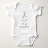 drink martinis kalm houden romper (Voorkant)