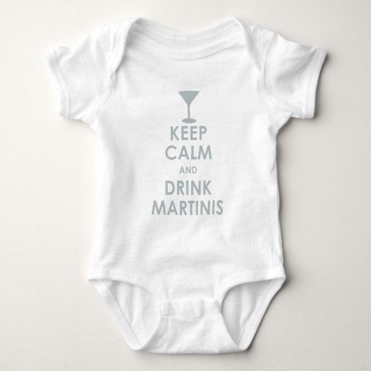 drink martinis kalm houden romper (Voorkant)