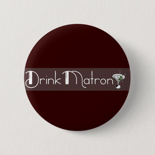 Drink Matron Logo Button (Voorkant)