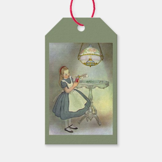 Drink me 2 cadeaulabel (Voorkant)