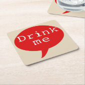 DRINK me! (6) Onderzetters (Schuin)