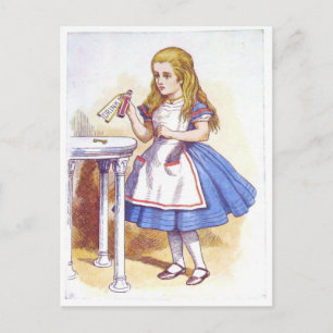 Drink me, Alice! Briefkaart
