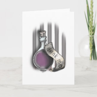 Drink me - Alice Card Feestdagen Kaart