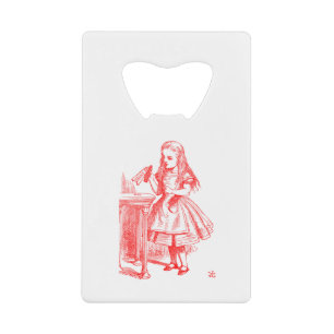 Drink me (Alice) Creditkaart Flessenopener