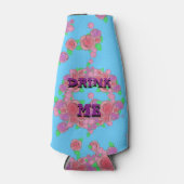 DRINK ME Alice in Wonderland Bottle Wrap Flesjeskoeler (Voorkant)