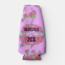 DRINK ME Alice in Wonderland Bottle Wrap Flesjeskoeler