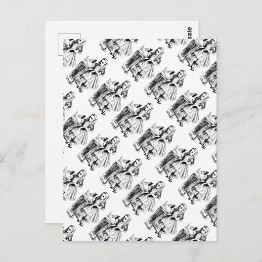 Drink me Alice in Wonderland Briefkaart (Voorkant / Achterkant)