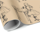 Drink me Alice in Wonderland Cadeaupapier (Rol Hoek)