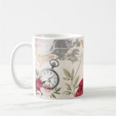 Drink me  Alice in Wonderland Collage Koffiemok (Links)