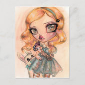 Drink me - Alice in Wonderland door Natasha Wescoa Briefkaart (Voorkant)