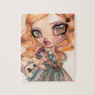 Drink me - Alice in Wonderland door Natasha Wescoa Legpuzzel