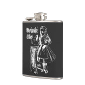 Drink me Alice in Wonderland  Illustratie Heupfles (Links)