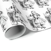 Drink me Alice in Wonderland inpakpapier (Rol Hoek)