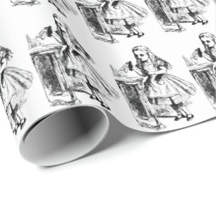 Drink me Alice in Wonderland inpakpapier