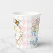 Drink me, Alice in Wonderland, meisje verjaardag Papieren Bekers (Rechts)