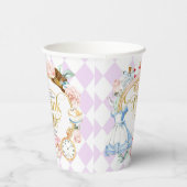 Drink me, Alice in Wonderland, meisje verjaardag Papieren Bekers (Rechts)