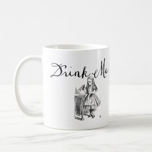 Drink me Alice in Wonderland Mok (Links)