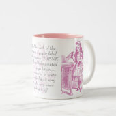 Drink me! Alice in Wonderland Mok Roze (Voorkant rechts)