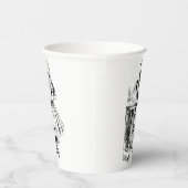 Drink me Alice in Wonderland Papieren Bekers (Rechts)