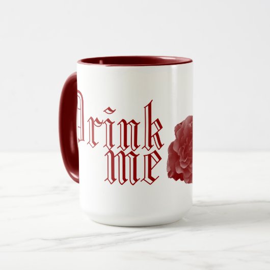 Drink me Alice Mok (Voorkant links)