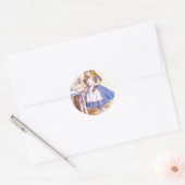 Drink me, Alice! Ronde Sticker (Envelop)
