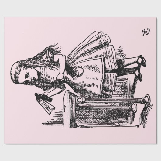 Drink me (Alice's avonturen in Wonderland) Cadeaupapier (Vlak)