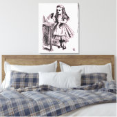 Drink me (Alice's avonturen in Wonderland) Canvas Afdruk (Insitu (Slaapkamer))