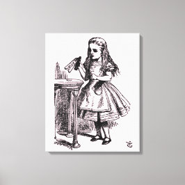 Drink me (Alice's avonturen in Wonderland) Canvas Afdruk