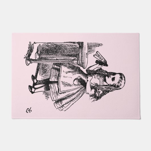 Drink me (Alice's avonturen in Wonderland) Deurmat (Voorkant)