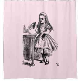 Drink me (Alice's avonturen in Wonderland) Douchegordijn