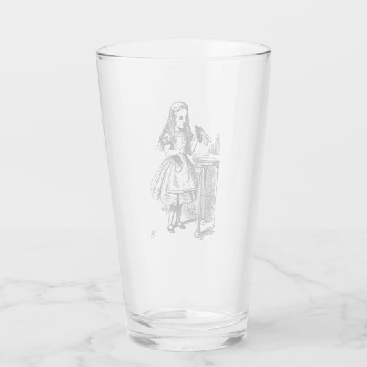 Drink me (Alice's avonturen in Wonderland) Glas (Achterkant)