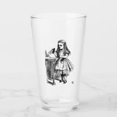 Drink me (Alice's avonturen in Wonderland) Glas (Voorkant)