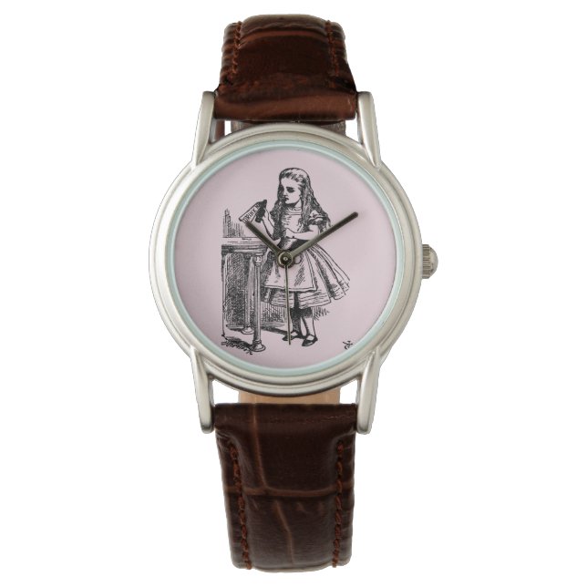 Drink me (Alice's avonturen in Wonderland) Horloge (Voorkant)