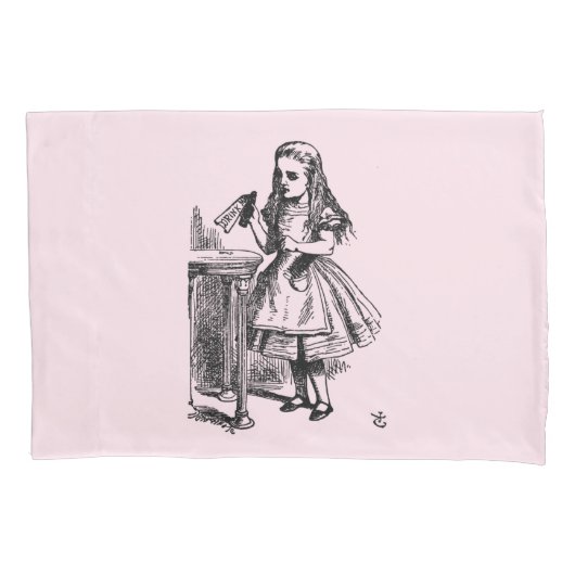 Drink me (Alice's avonturen in Wonderland) Kussensloop (Voorkant-Links)