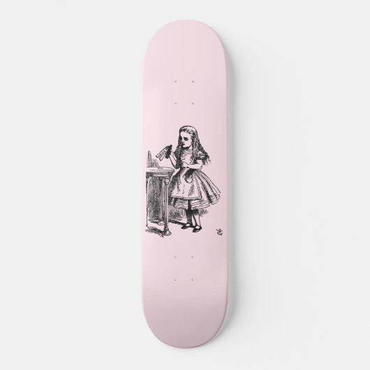 Drink me (Alice's avonturen in Wonderland) Persoonlijk Skateboard (Voorkant)